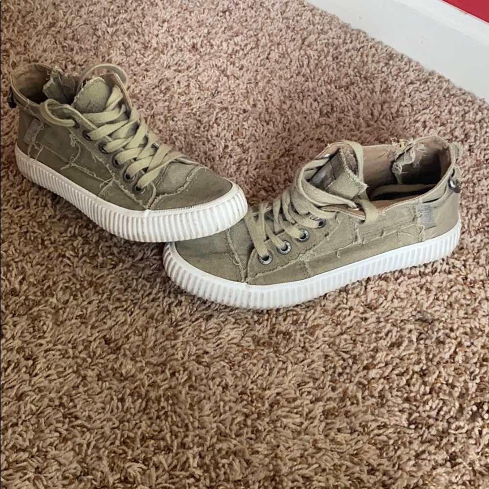 Green Blowfish Hightop Sneakers